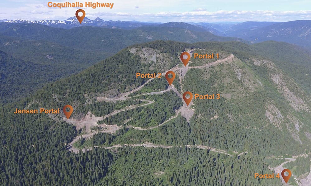 Detailed regional map showing the location of the Treasure Mountain Silver Project